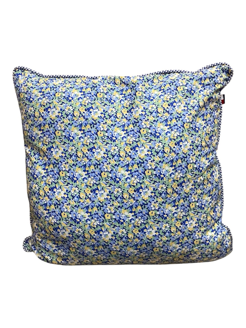 Tommy Hilfiger Vintage Elizabeth Anne Square Throw Pillow Ditsy Floral Pattern
